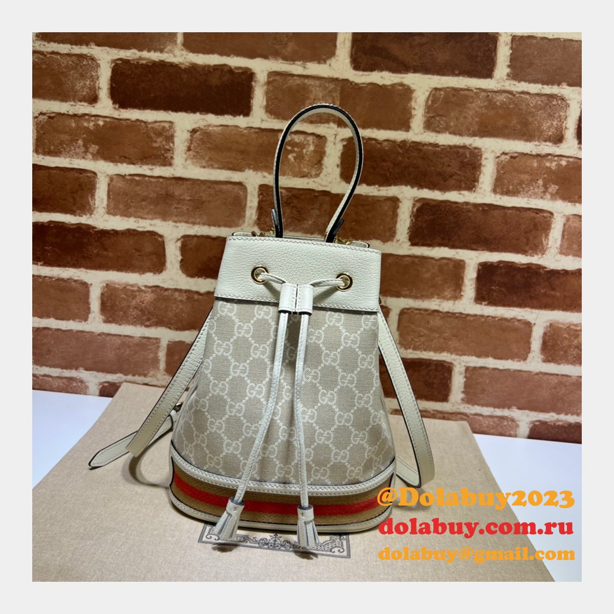 Gucci 550621 Ophidia small GG bucket Best Replica bag