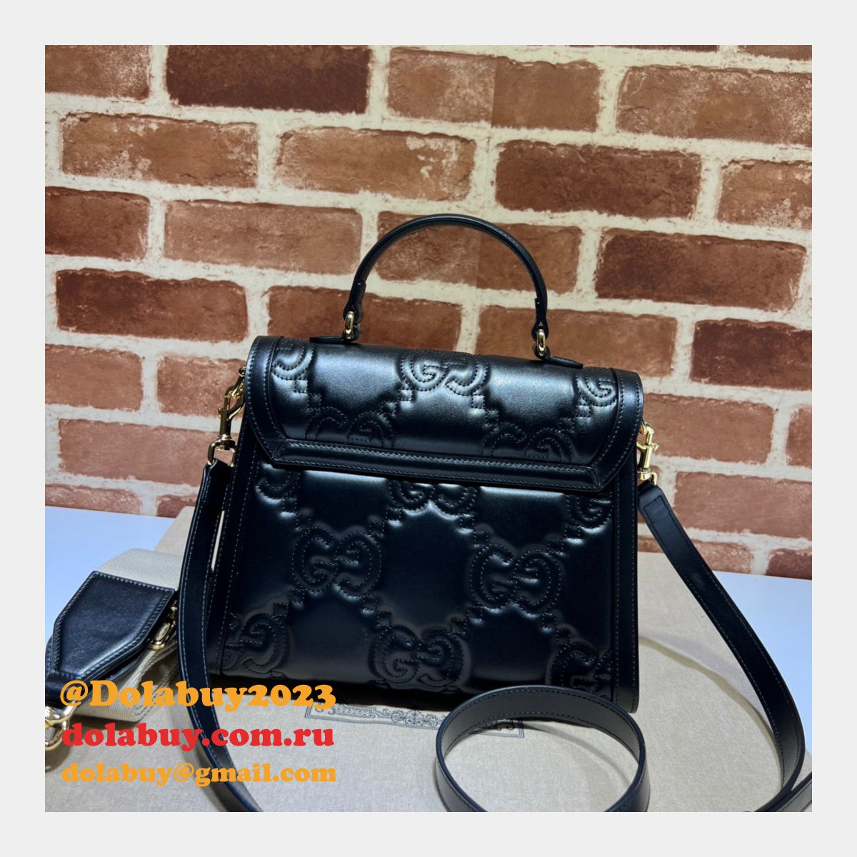 Gucci Fashion Copy 736877 Matelasse GG Top Handle Bag