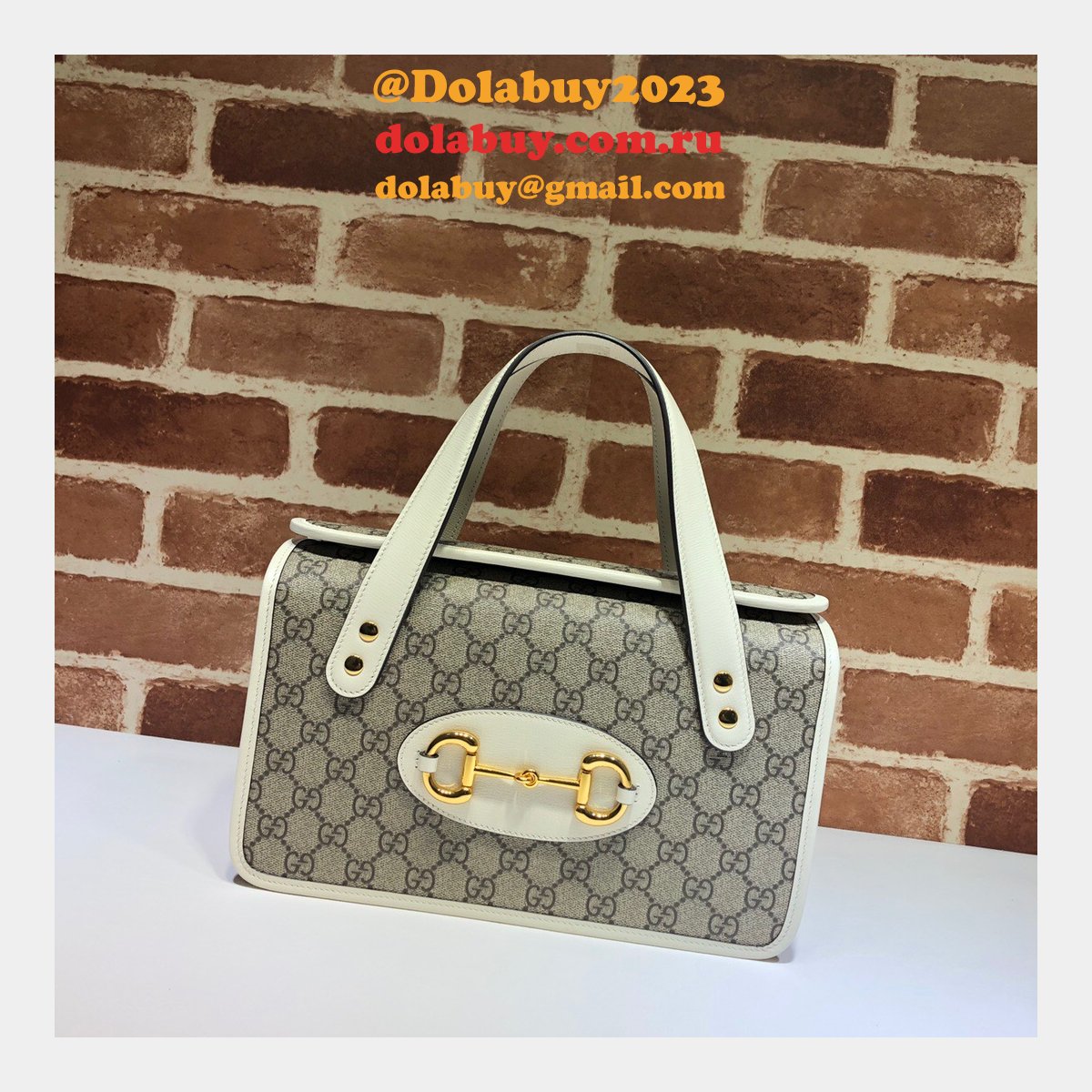 High Quality Replica Gucci 627323 Horsebit 1955 Small Top Handle Bag