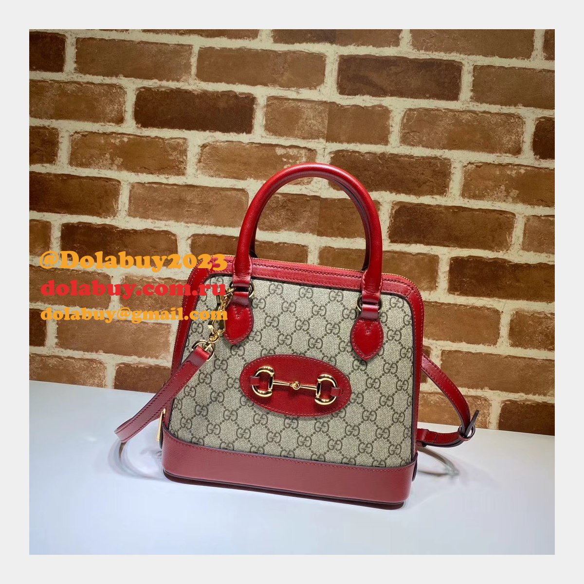 Designer Gucci Replica 1955 Horsebit small top handle 621220 bag