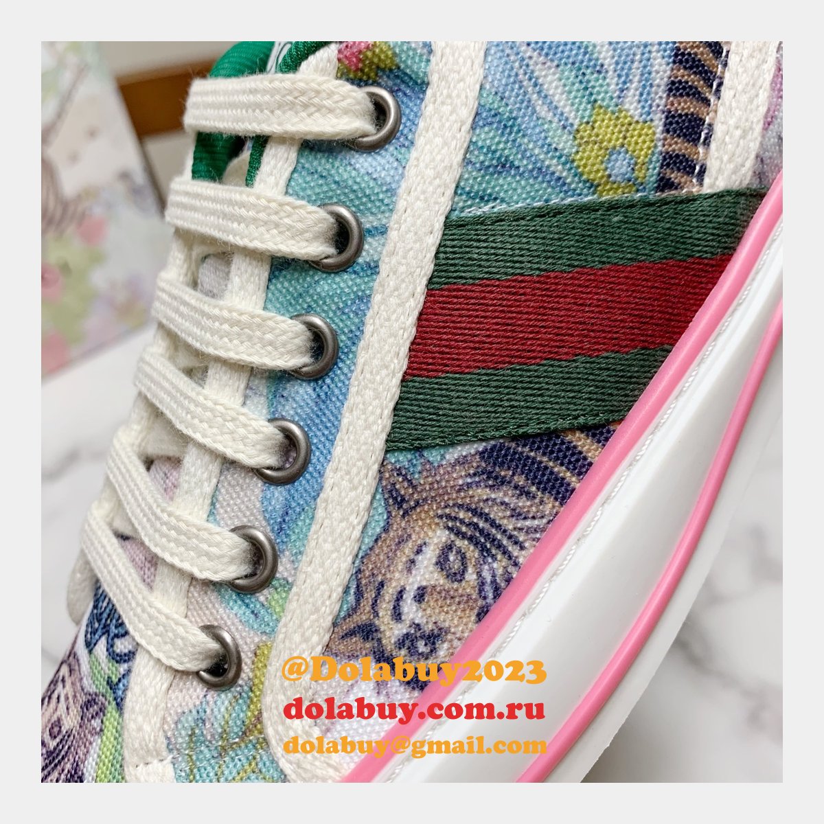 Replica Gucci Canvas Shoes 1977 Series Women/Men Quality For Sale