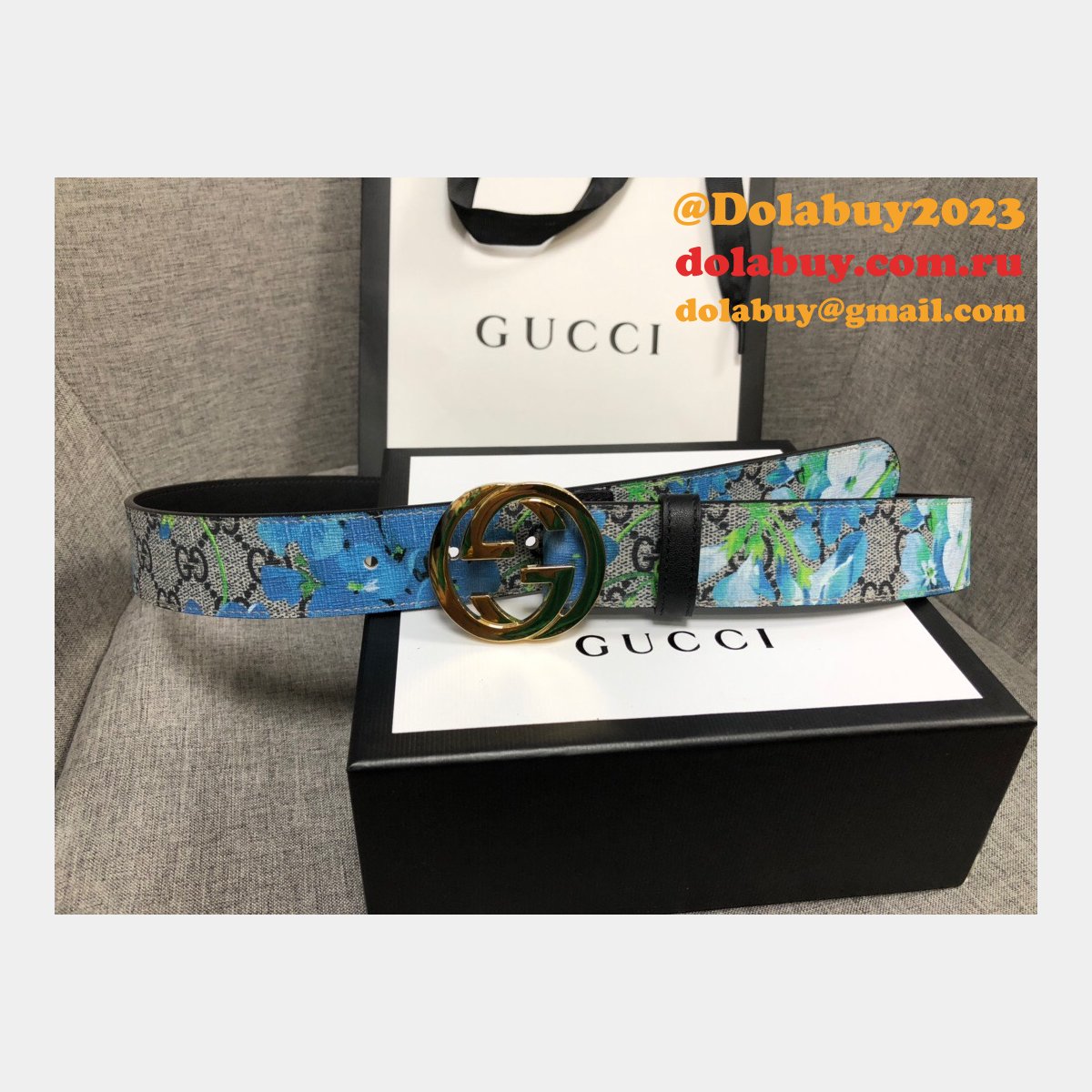 Gucci Belt With Double G Buckle 35mm AAA+