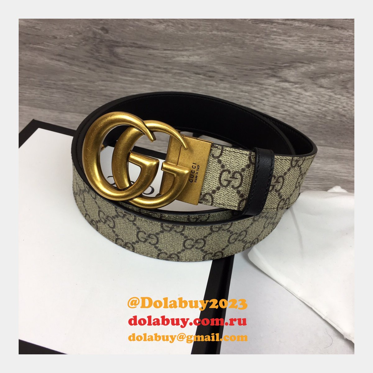 Gucci Belt With Double G Buckle 38mm Fashion