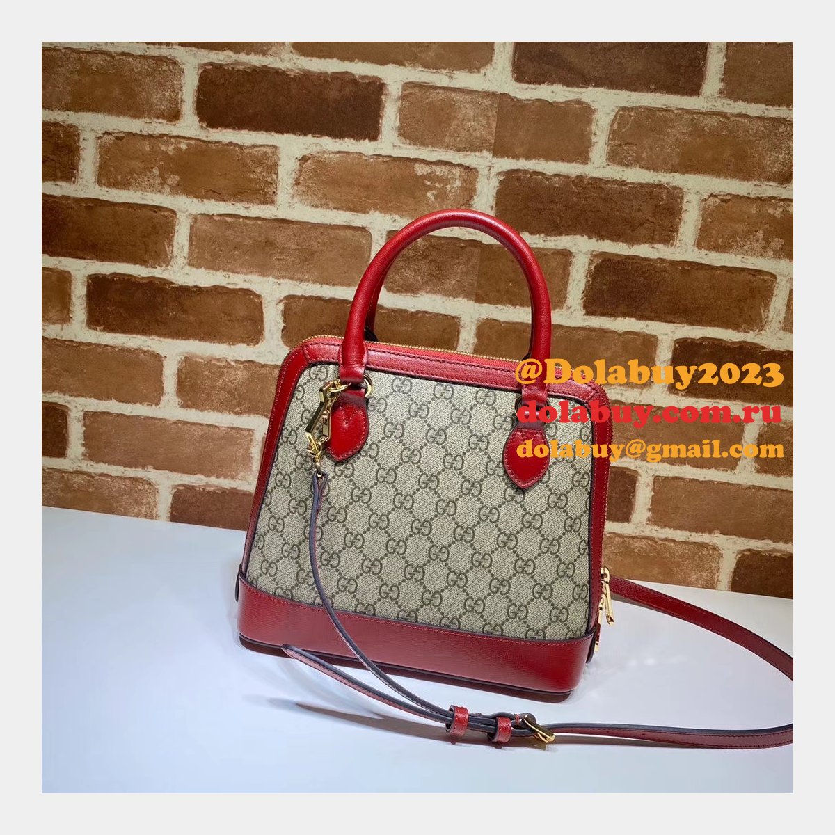Designer Gucci Replica 1955 Horsebit small top handle 621220 bag
