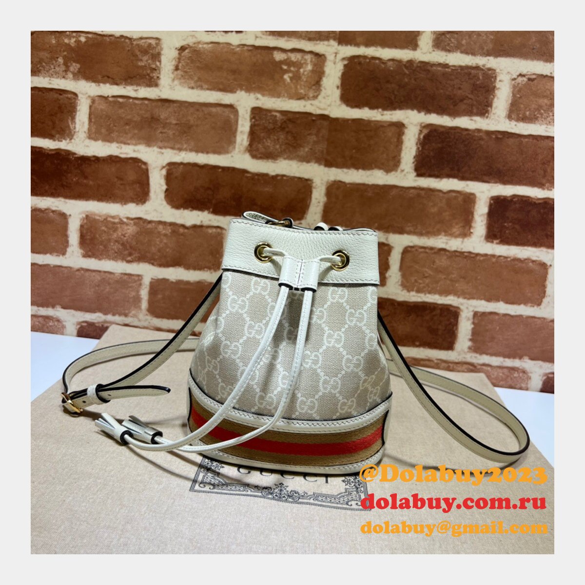 Top Dolabuy Best Fake Gucci 550620 Ophidia mini GG bucket bag