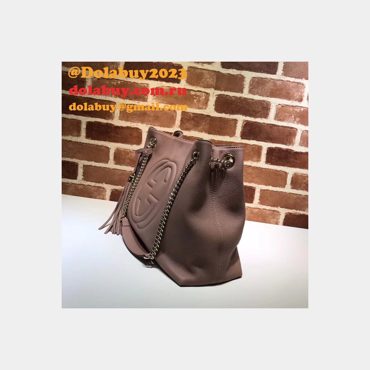 7 Star Gucci Replica Soho leather shoulder 308982 bag