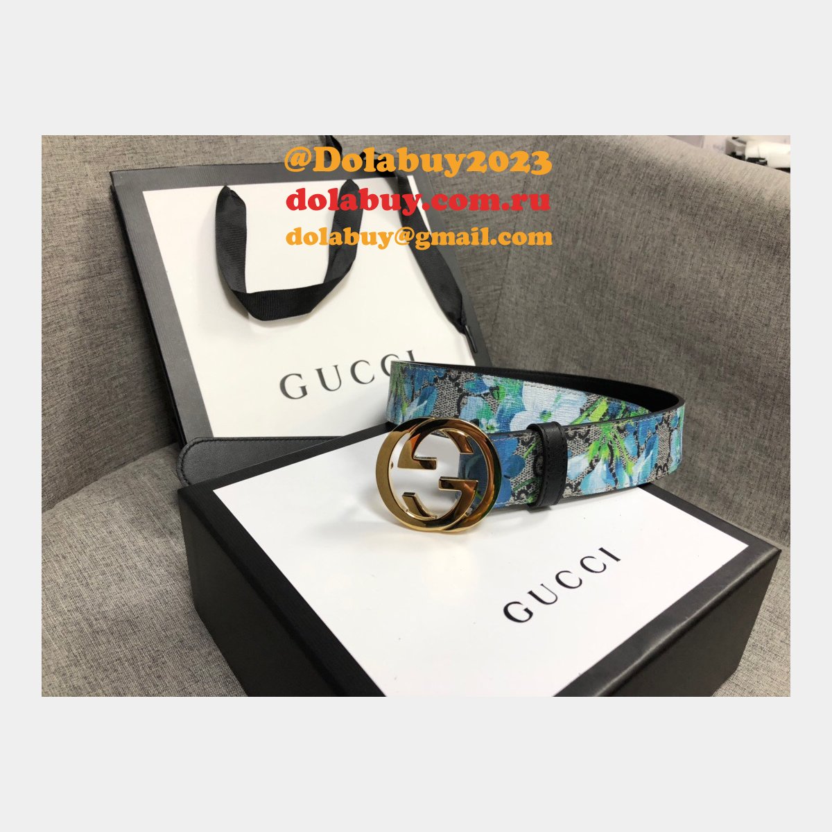 Gucci Belt With Double G Buckle 35mm AAA+