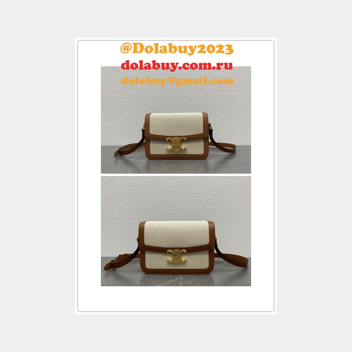 Perfect 1:1 Mirror CELINE Triomphe ONLINE selling
