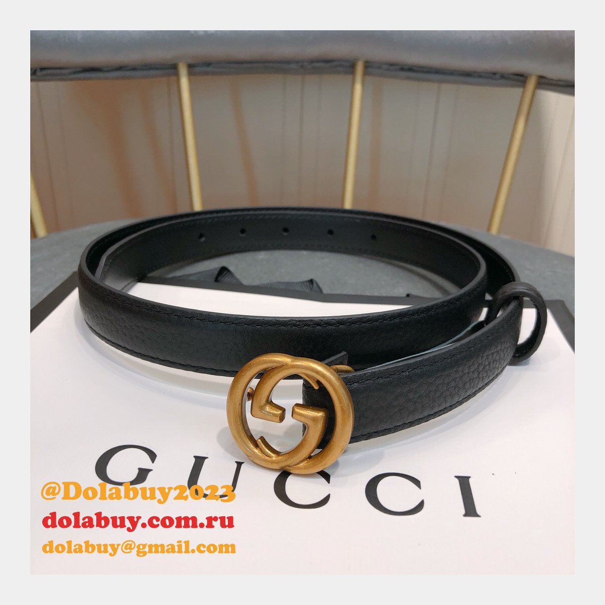Gucci Belt With Double G Buckle 20mm,30mm,40mm Black Luxury