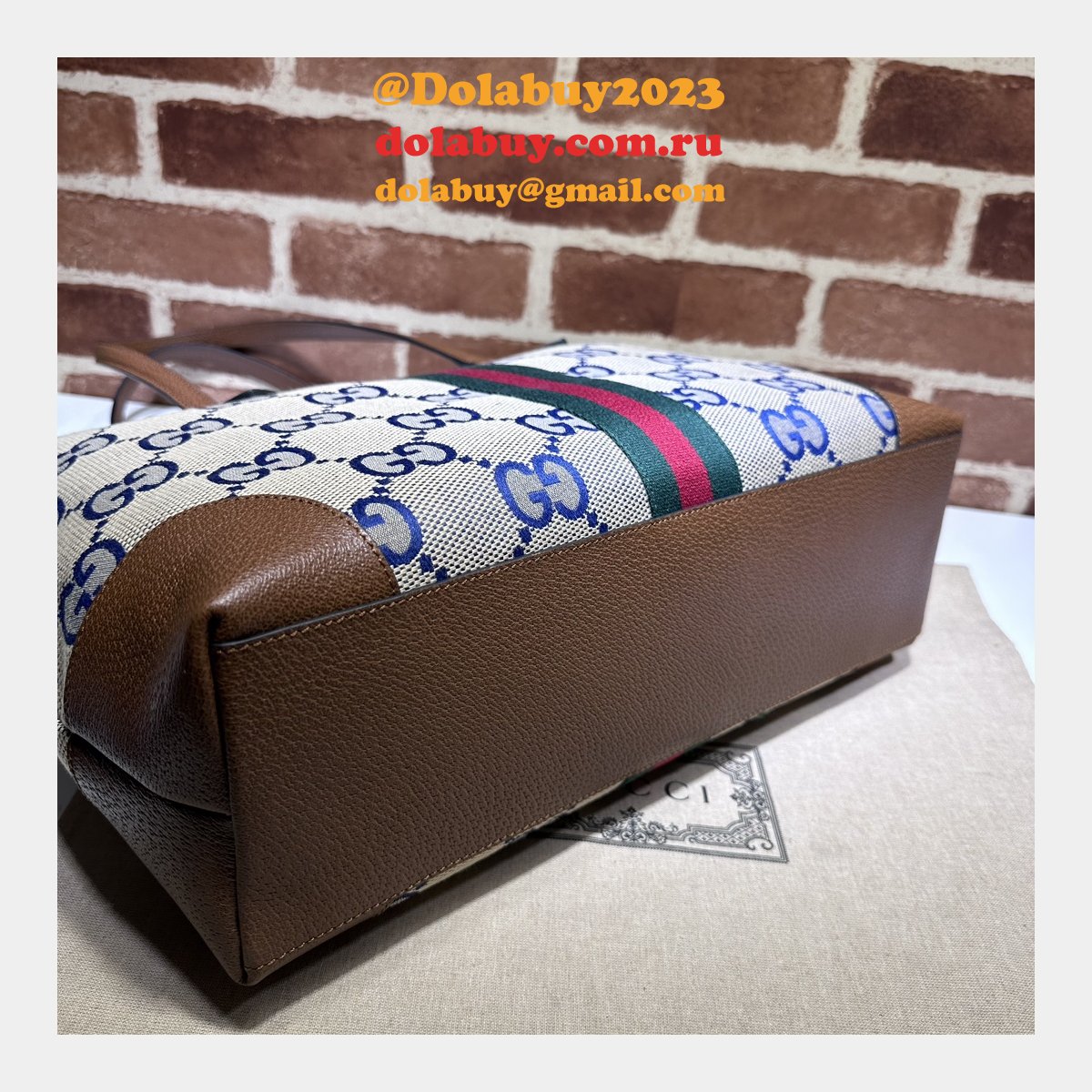 Ophidia Designer Gucci Replica GG 631685 Tote Bags