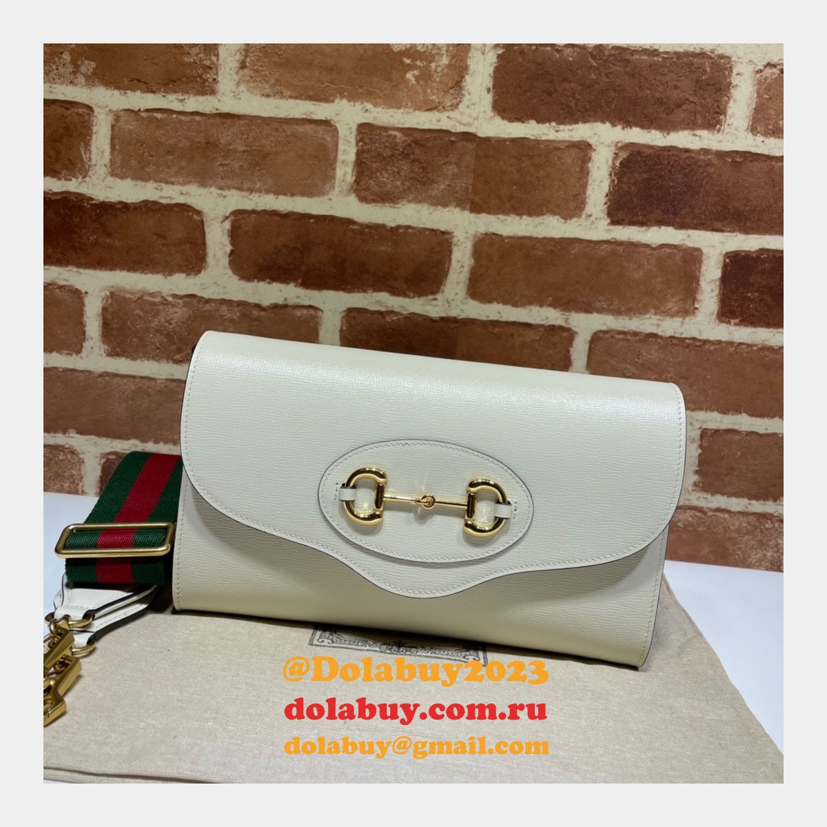 Buy Gucci replica Horsebit 1955 small bag 677286 GG Supreme Online