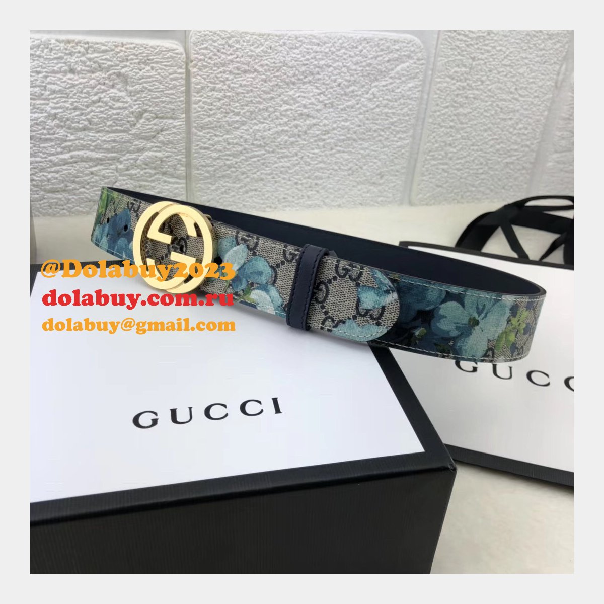 Gucci Belt With Double G Buckle 38mm-1 Top Quality