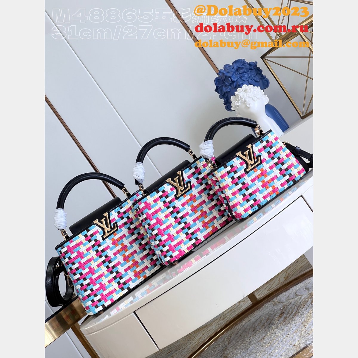 Fashion M48865/M22270 The Capucines Louis Vuitton Replica Bag