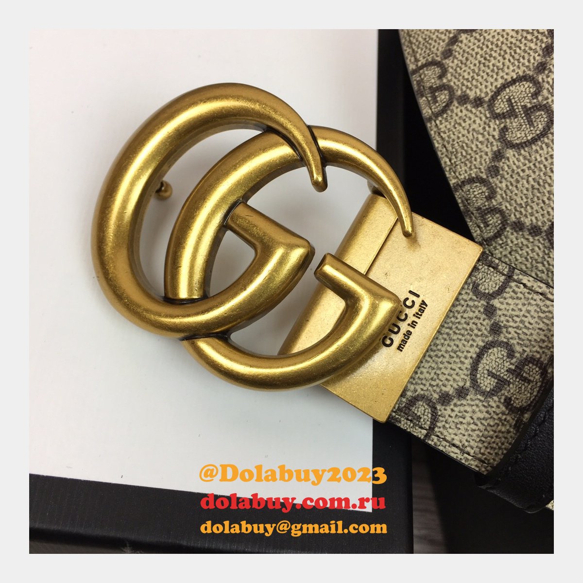 Gucci Belt With Double G Buckle 38mm Fashion