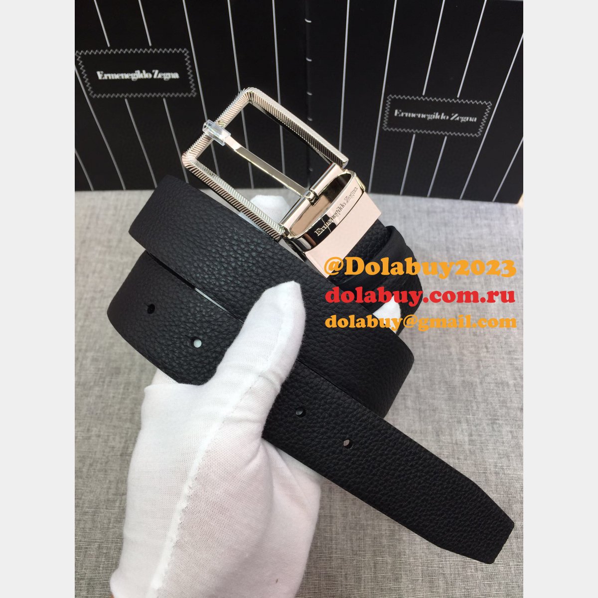 Cheap Gucci 35mm Ermenegildo Zegna Belts for Men