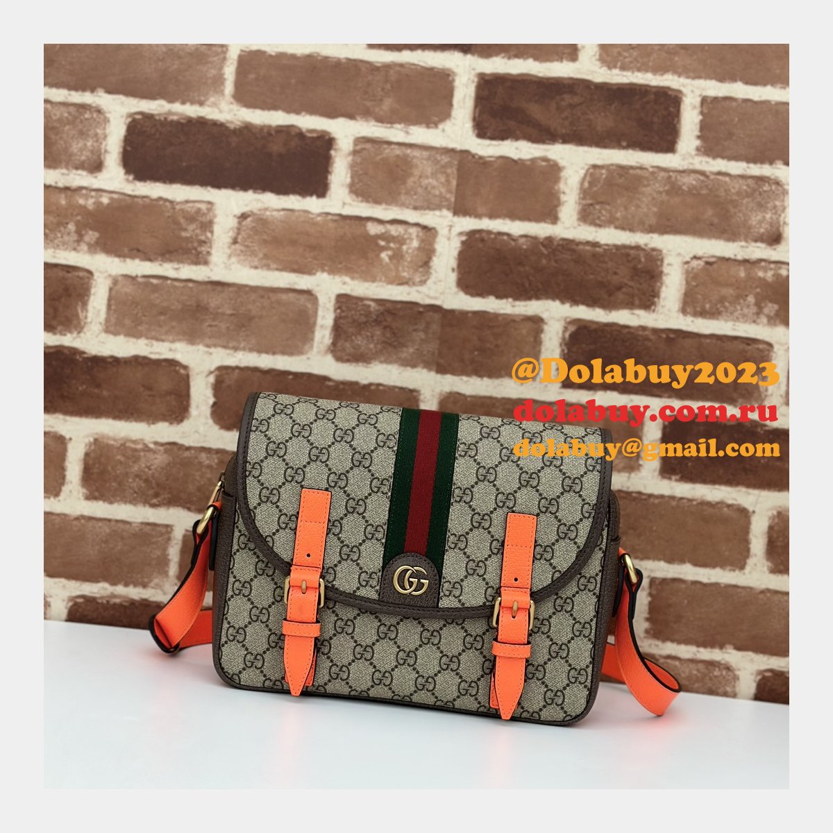 Gucci Knockoff 792376 Ophidia GG Crossbody Designer Bag