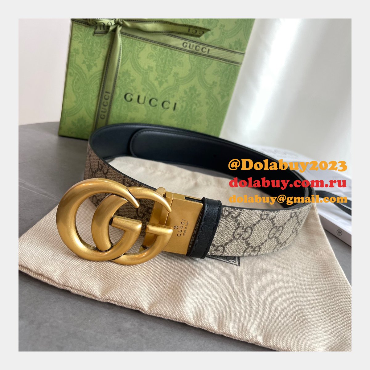 Belt Gucci Replica Online 3.7CM for Luxury Sale