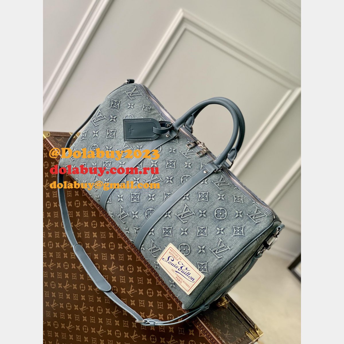 Keepall Bandoulière 50 Louis Vuitton M22532 Perfect Replica Bag