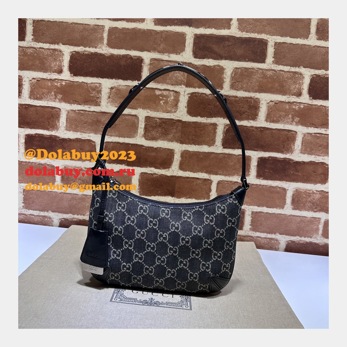 High Quality Horsebit Gucci Duplicate 774719 Black Bags