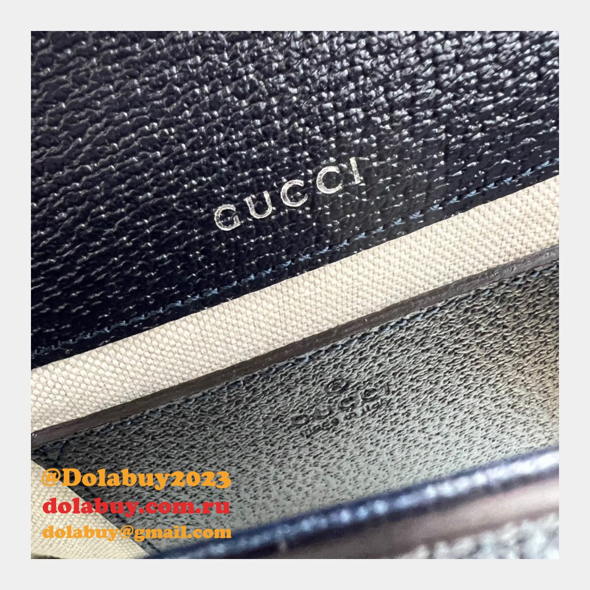 Fake 658574 Gucci Wholesale Horsebit 1955 GG mini bag