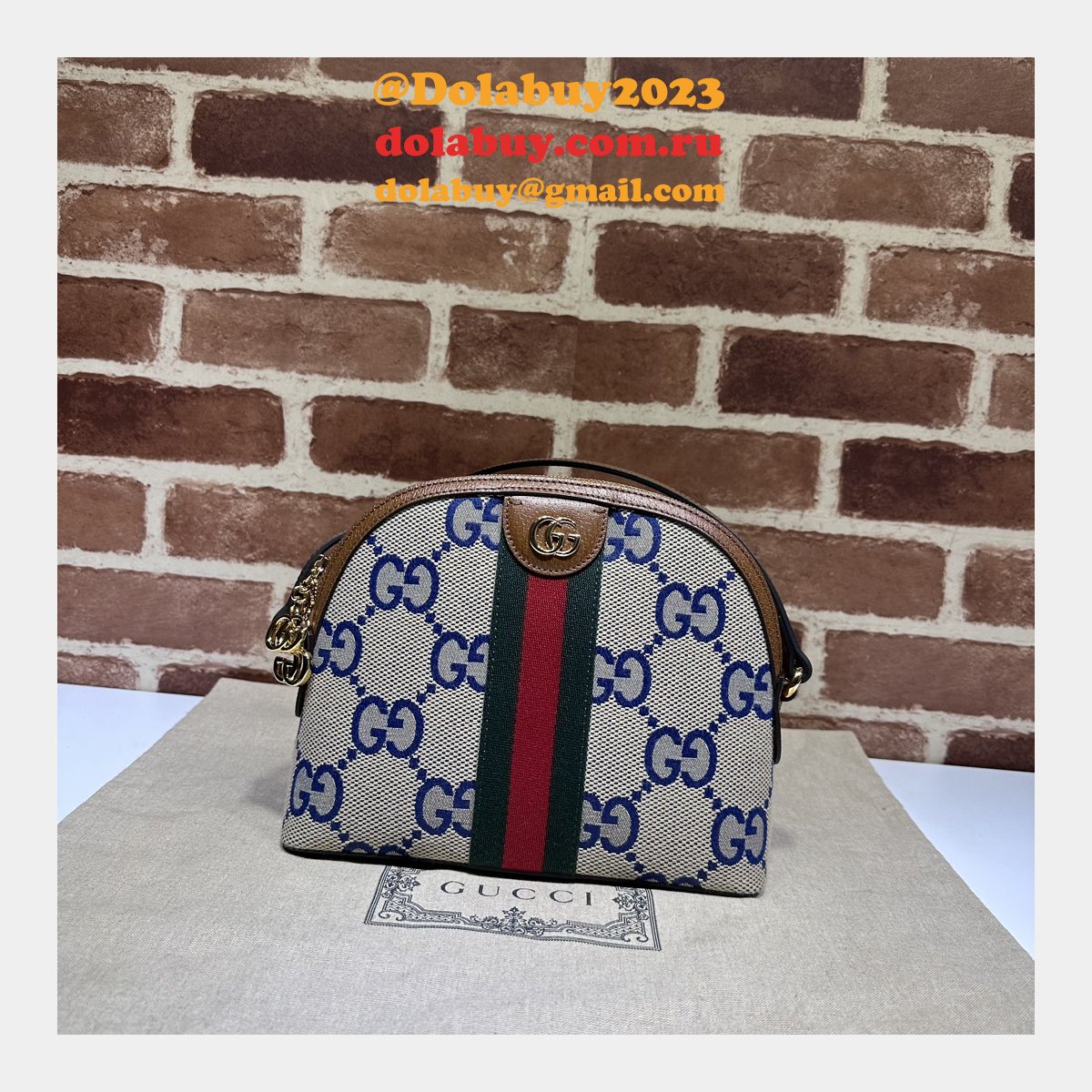 GG Supreme Ophidia Gucci Copy 499621 Top Shoulder Bag