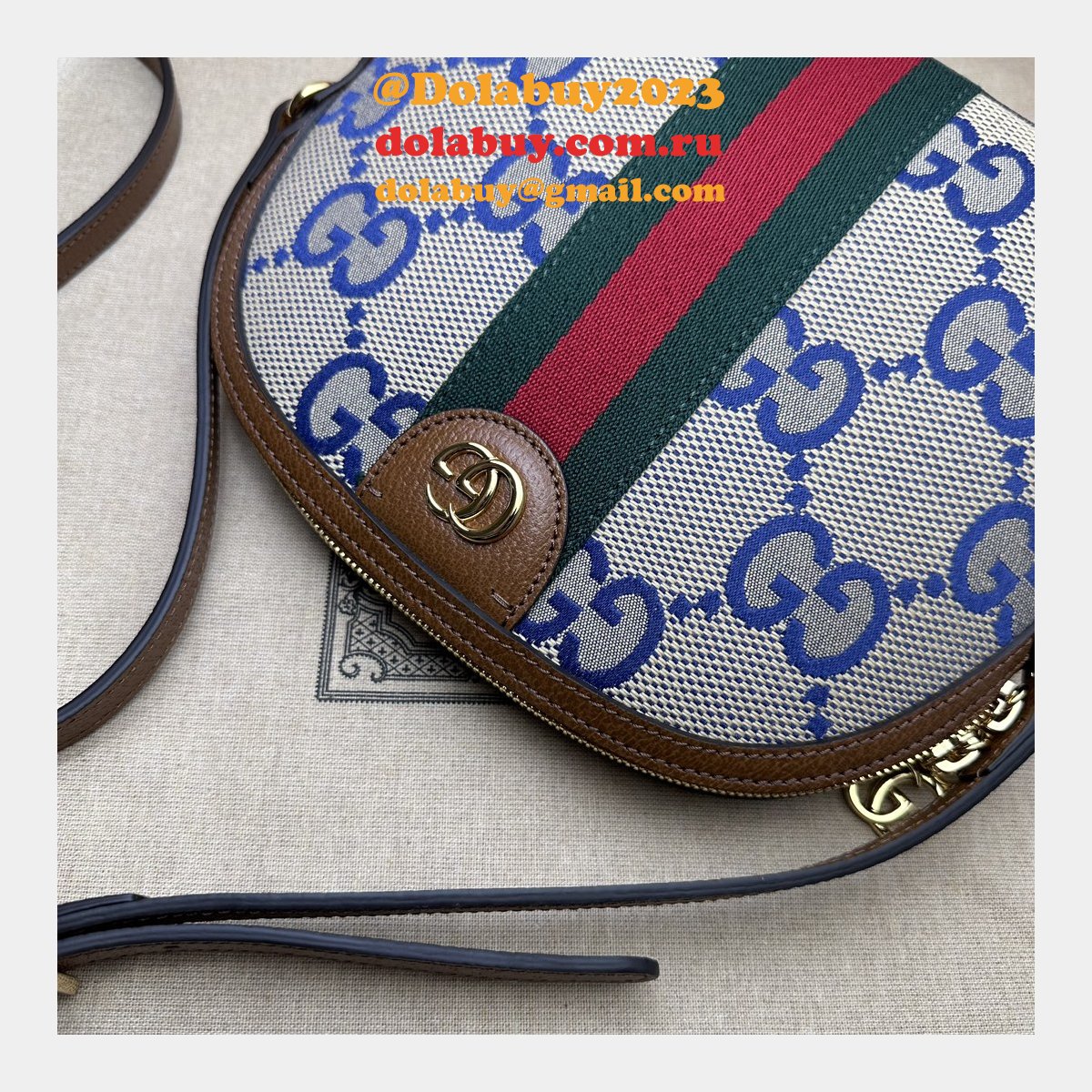 GG Supreme Ophidia Gucci Copy 499621 Top Shoulder Bag