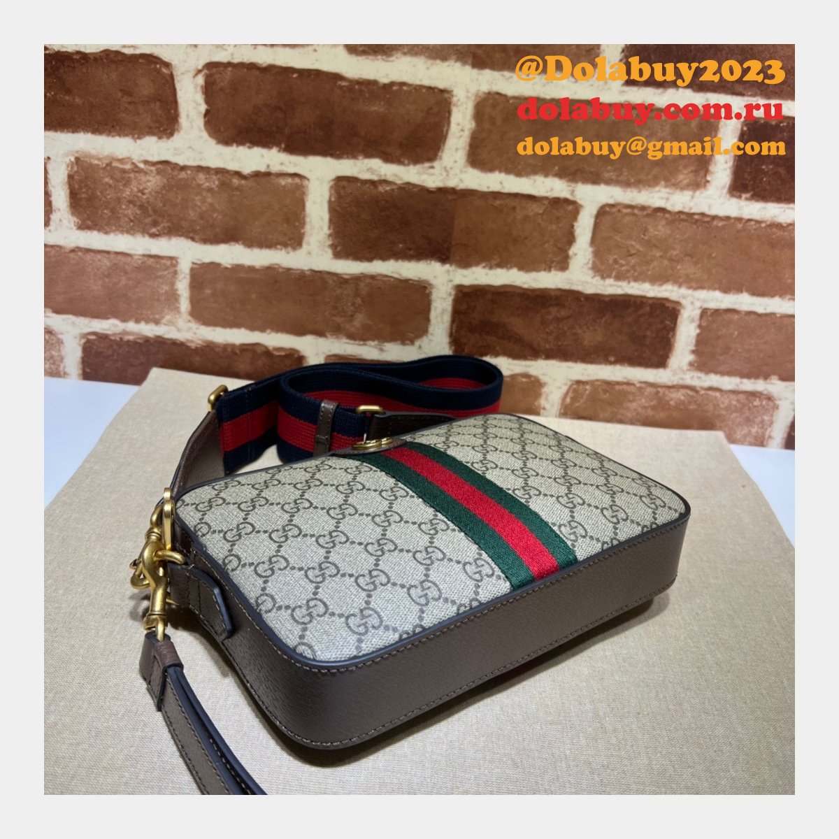 Buy 1:1 Gucci shoulder Ophidia GG shoulder 699439 replica bag