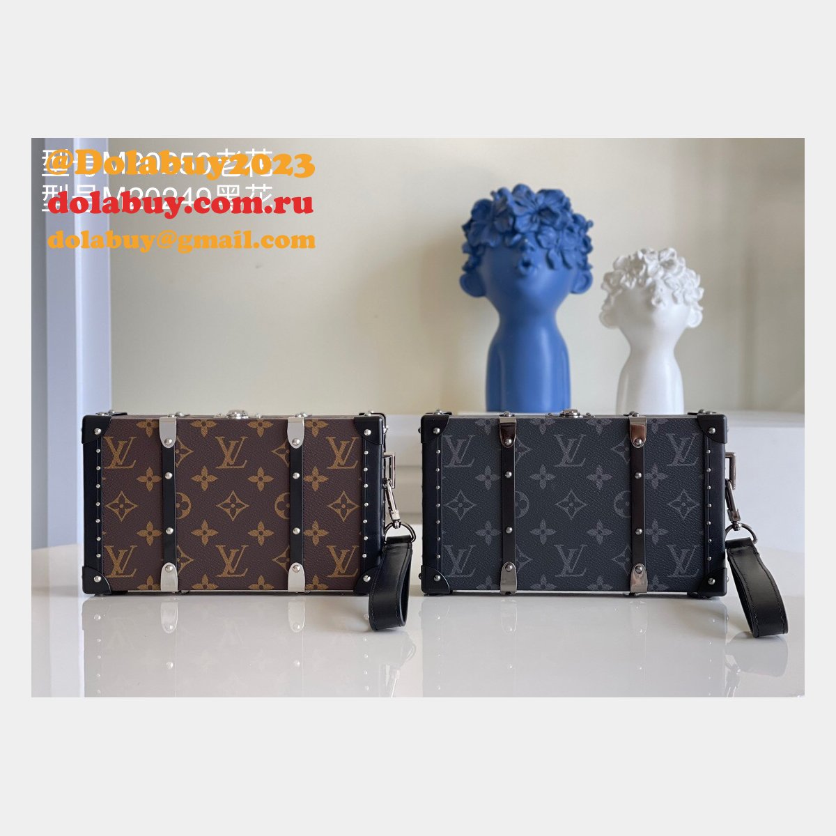 High Quality Replica Louis Vuitton Wallet Trunk Monogram Macassar M20250/M20249 Bags