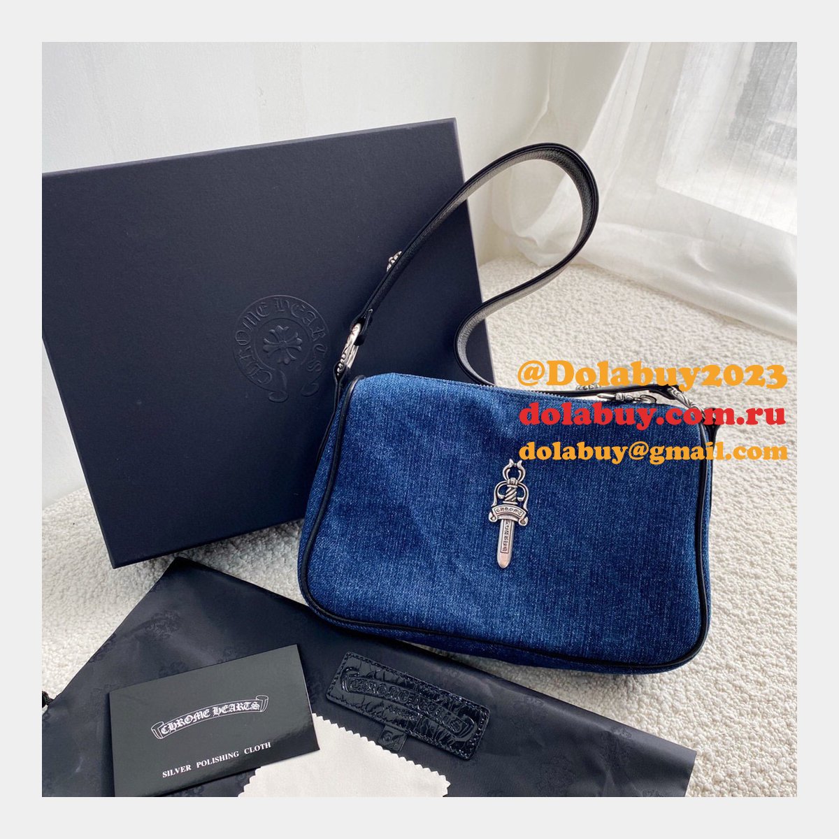 Best Chrome Hearts Replica Silver Hardware Chicken Nuggets Bag