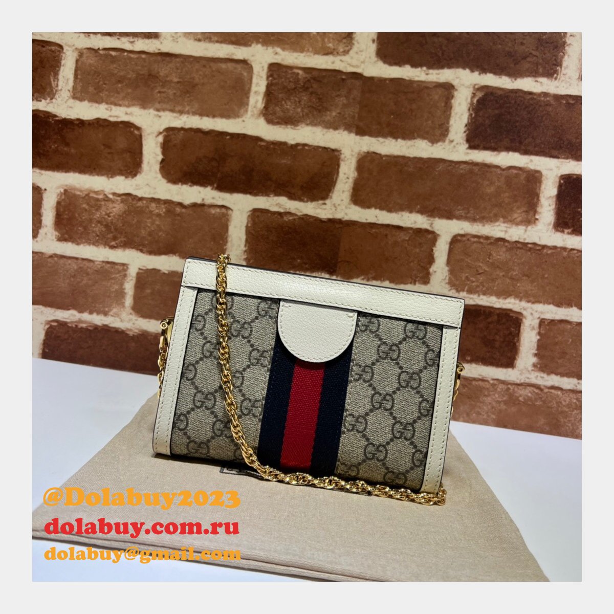 Replica Gucci Inspired Ophidia Shoulder 602676 Bag GG Supreme