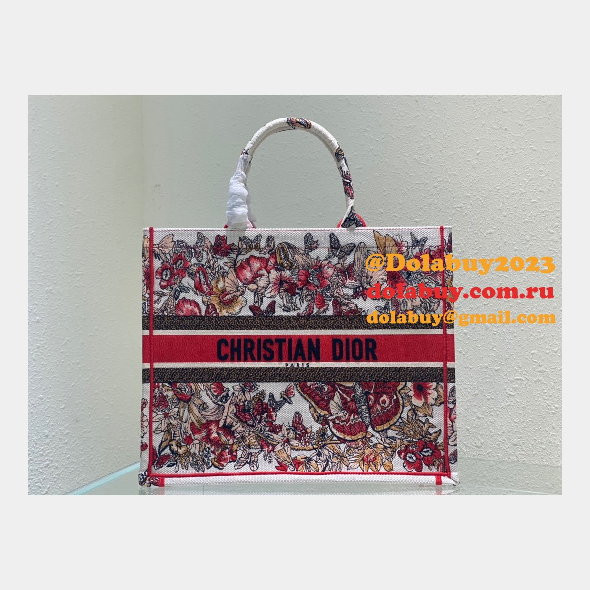 Best Replica Handbag 2022 Dior Designer Book Totes Red for Cheap