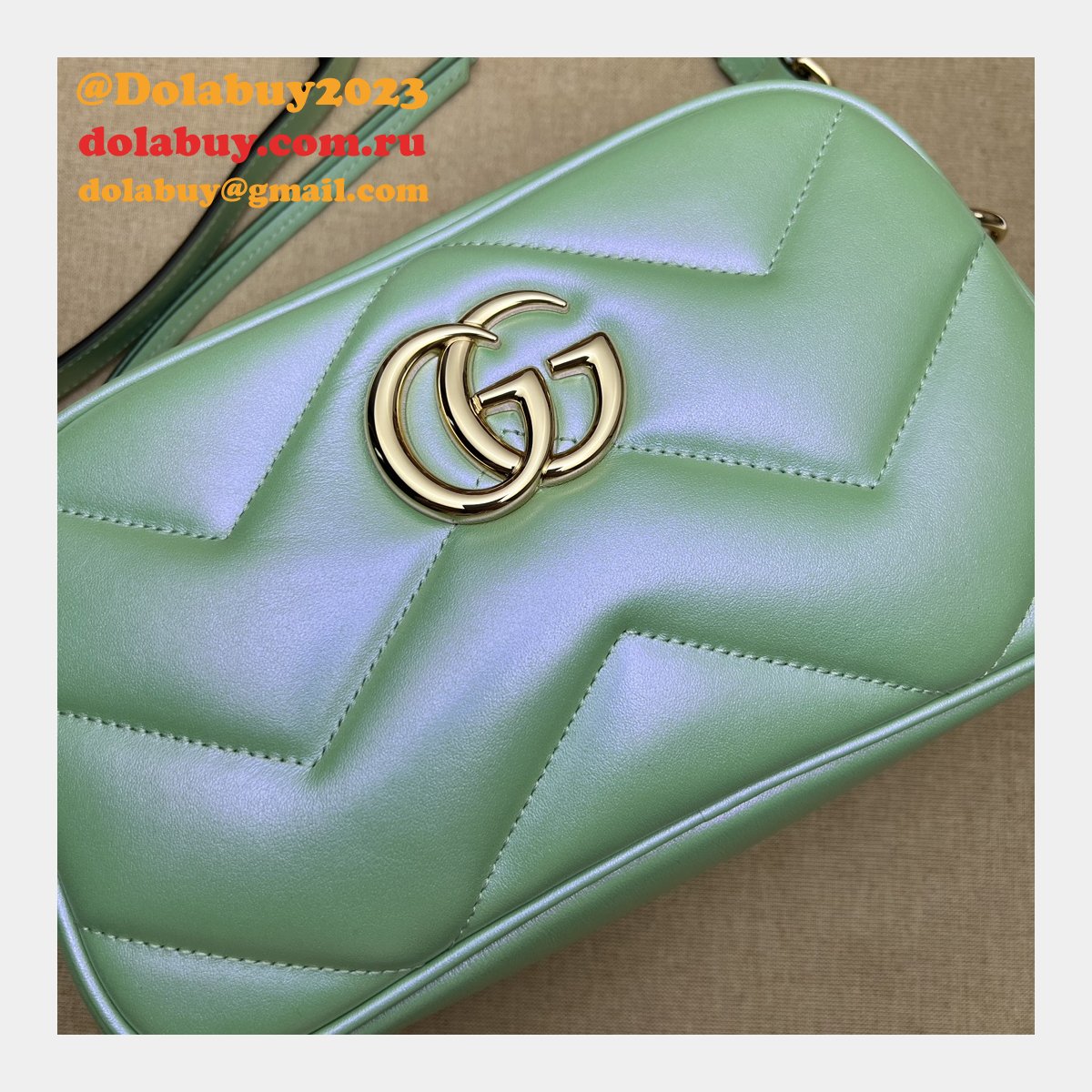 Gucci Replica GG Marmont 447632 Matelassé Shoulder Bag