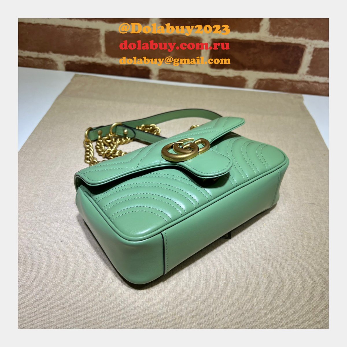 Perfect Gucci GG Marmont 446744 Replica Handbags