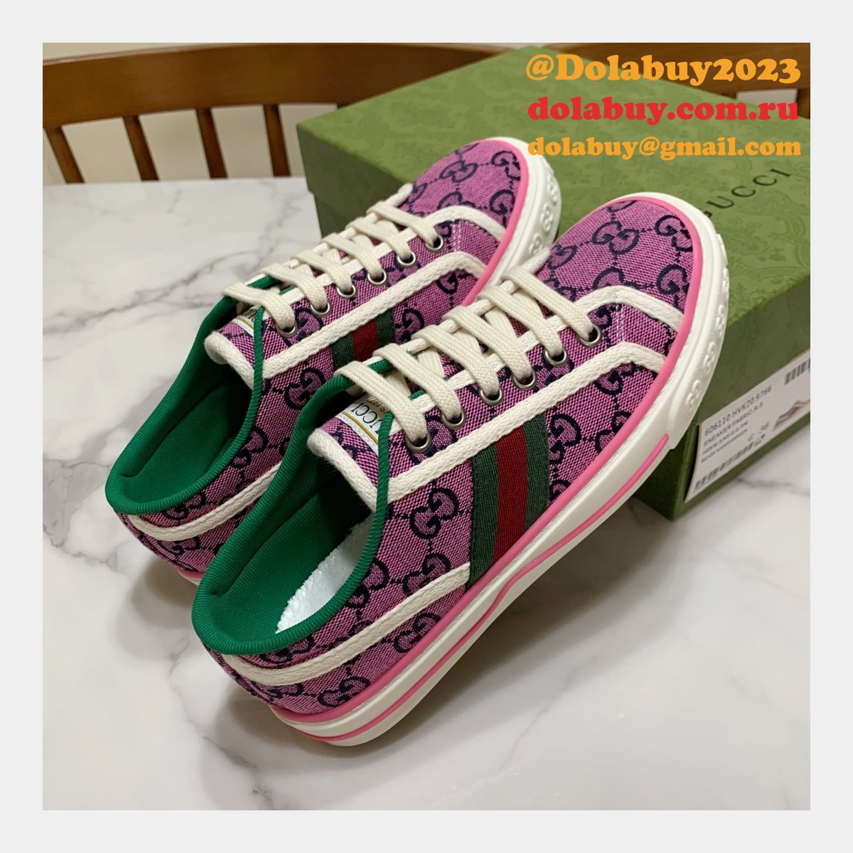 Replica Gucci Canvas Shoes 1977 Series Women/Men Quality For Sale