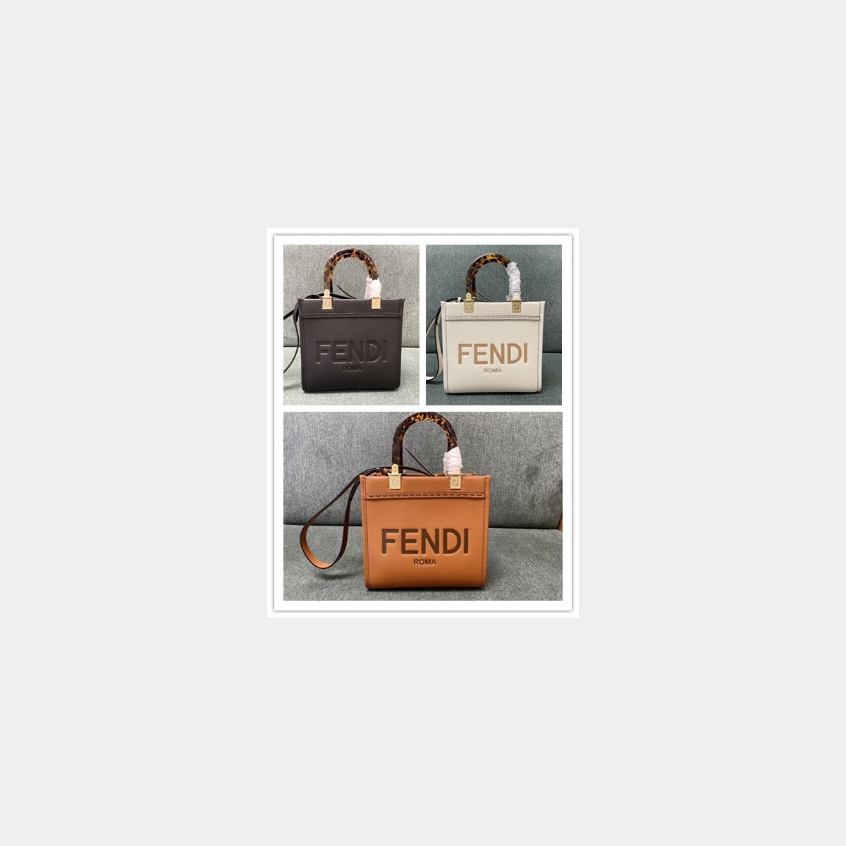 Replica Top Quality FENDI TOTE Sunshine mini handbag