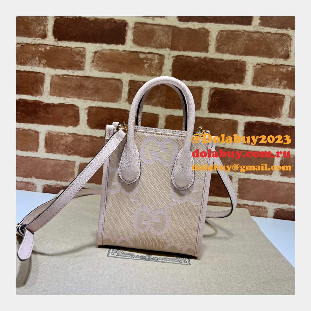 Gucci Perfect 671623 Tote Interlocking G Jumbo Fake bag