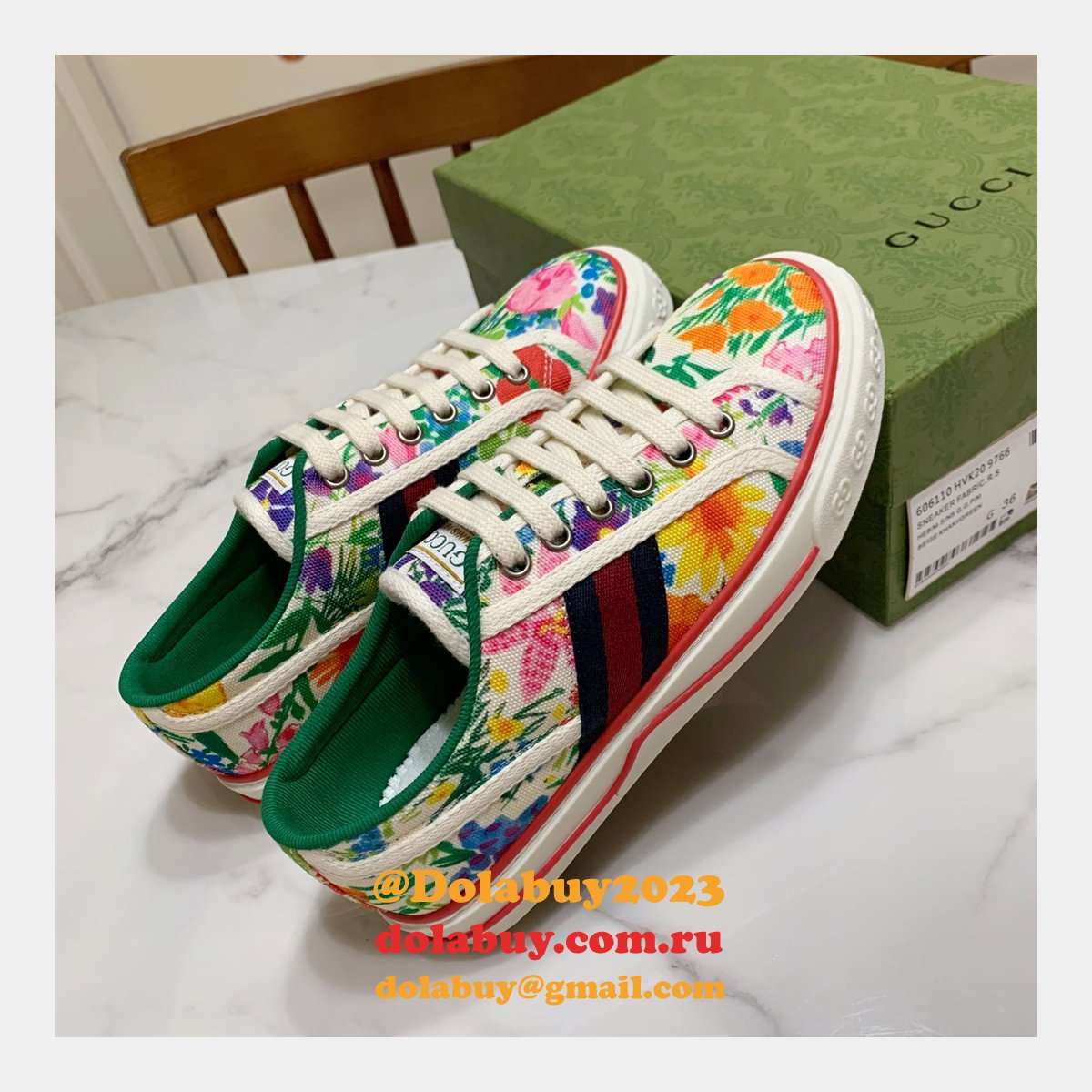 Duplicate Men/Women Best 1977 Gucci Replica High Quality Canvas Shoes