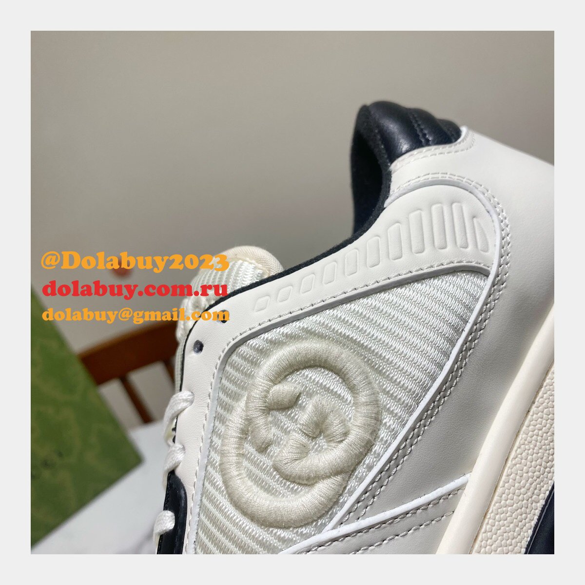 Gucci Replica Inspired Mac80 Leather Low-top Sneakers 1:1 Mirror Shoes