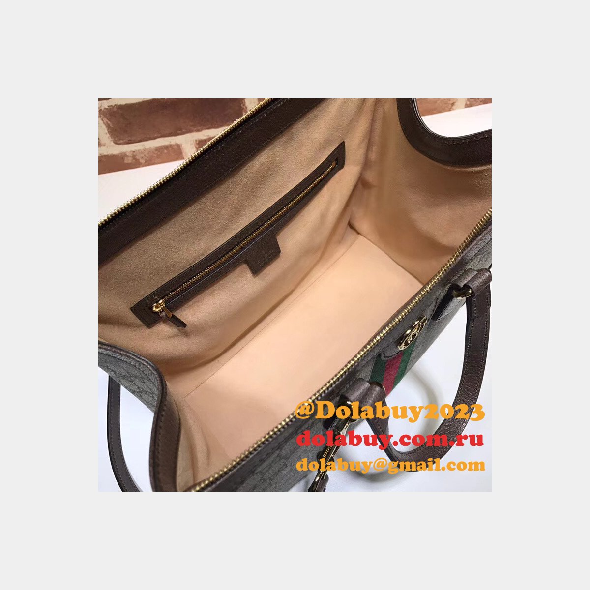 High Quality Gucci GG Supreme Ophidia Medium Tote 524537 Bag