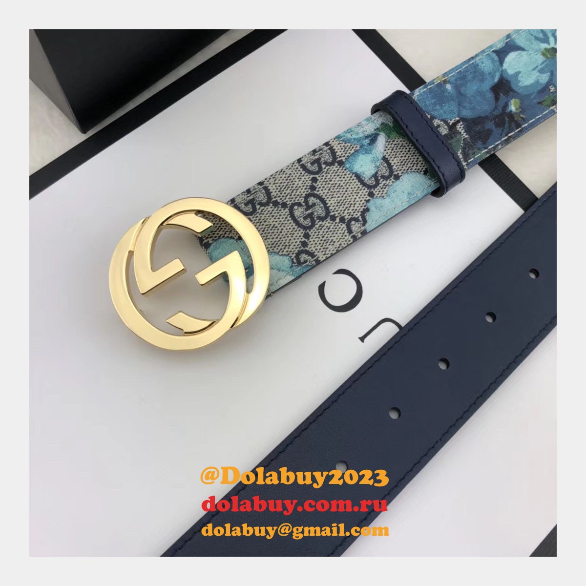 Gucci Belt With Double G Buckle 38mm-1 Top Quality