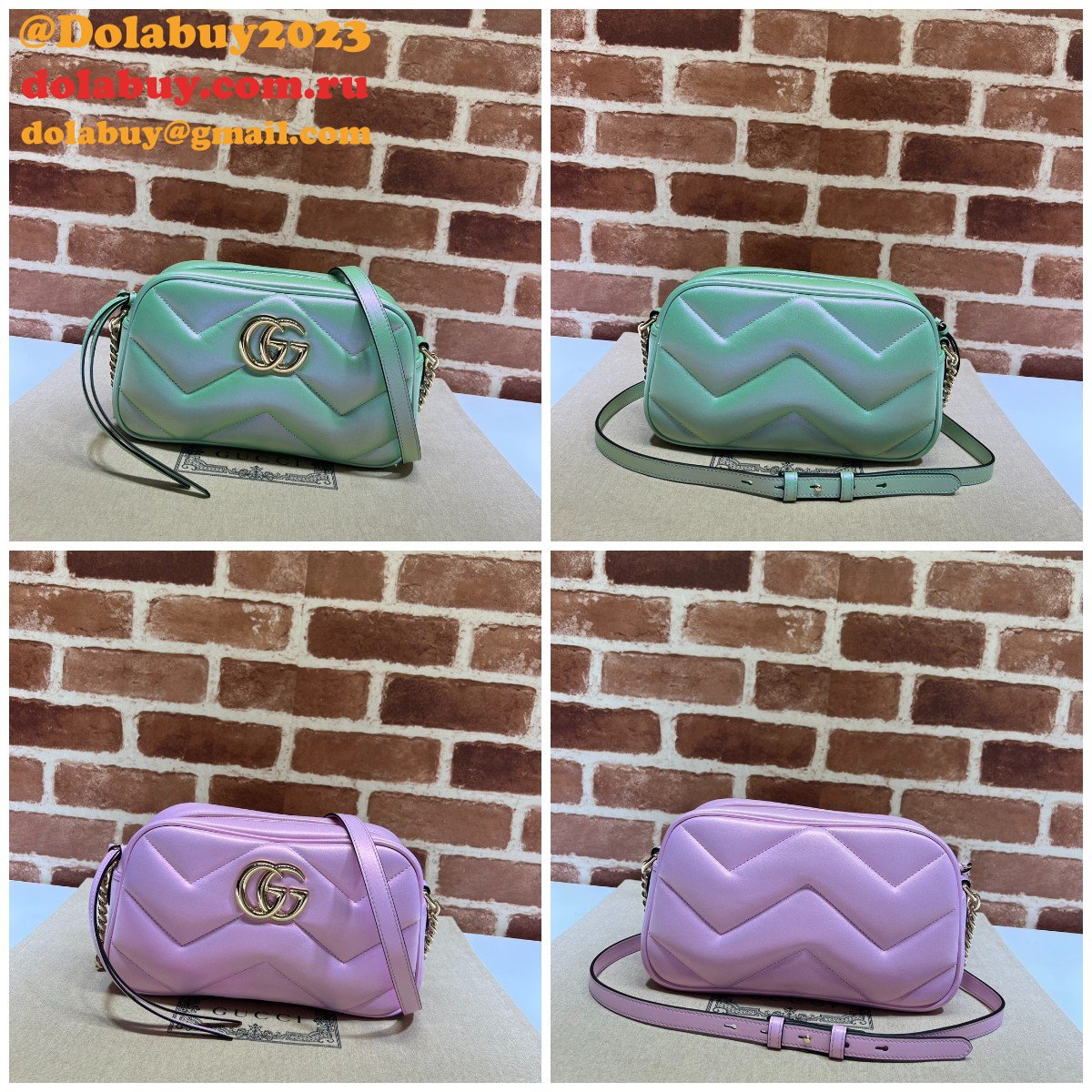 Gucci Replica GG Marmont 447632 Matelassé Shoulder Bag