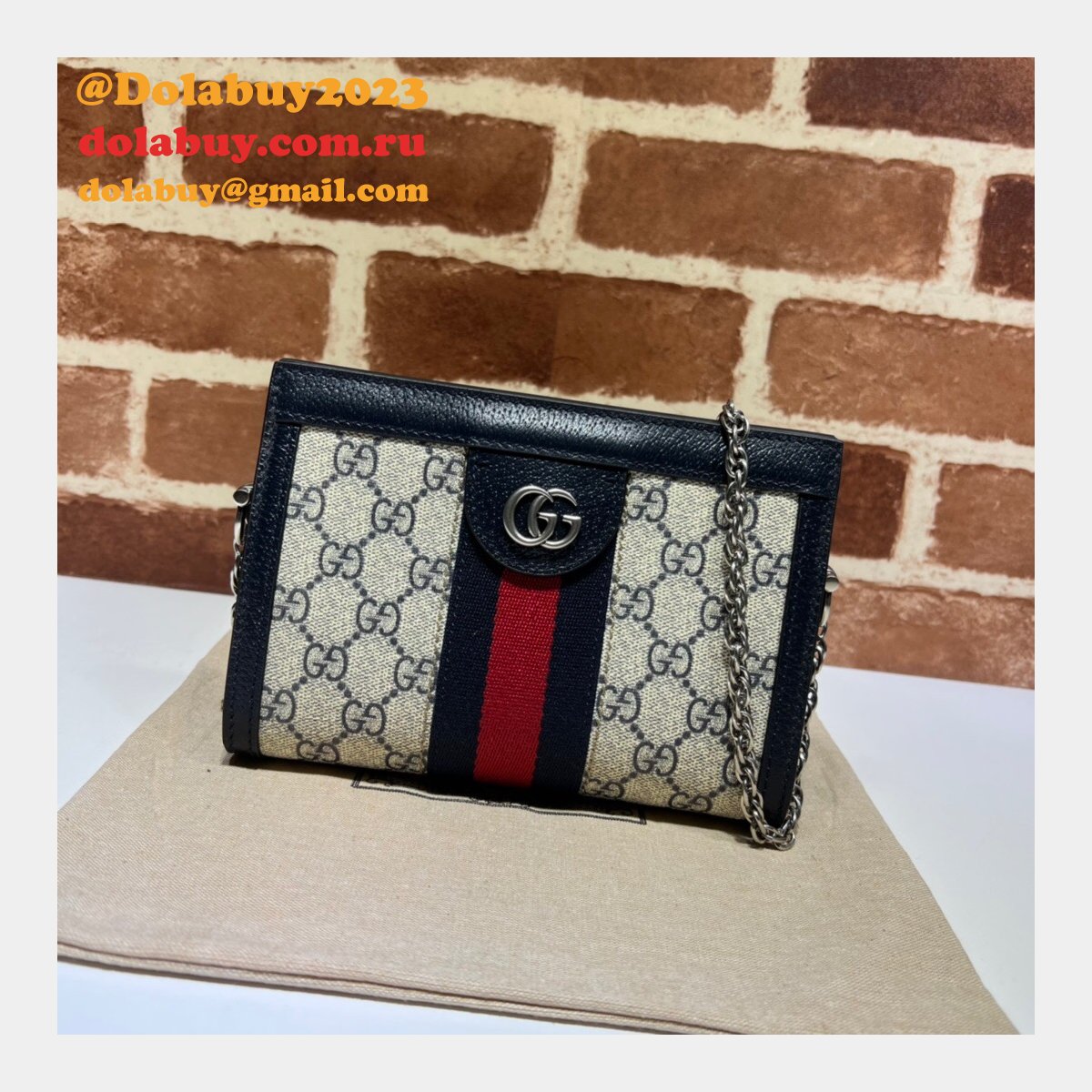 Replica Gucci Inspired Ophidia Shoulder 602676 Bag GG Supreme
