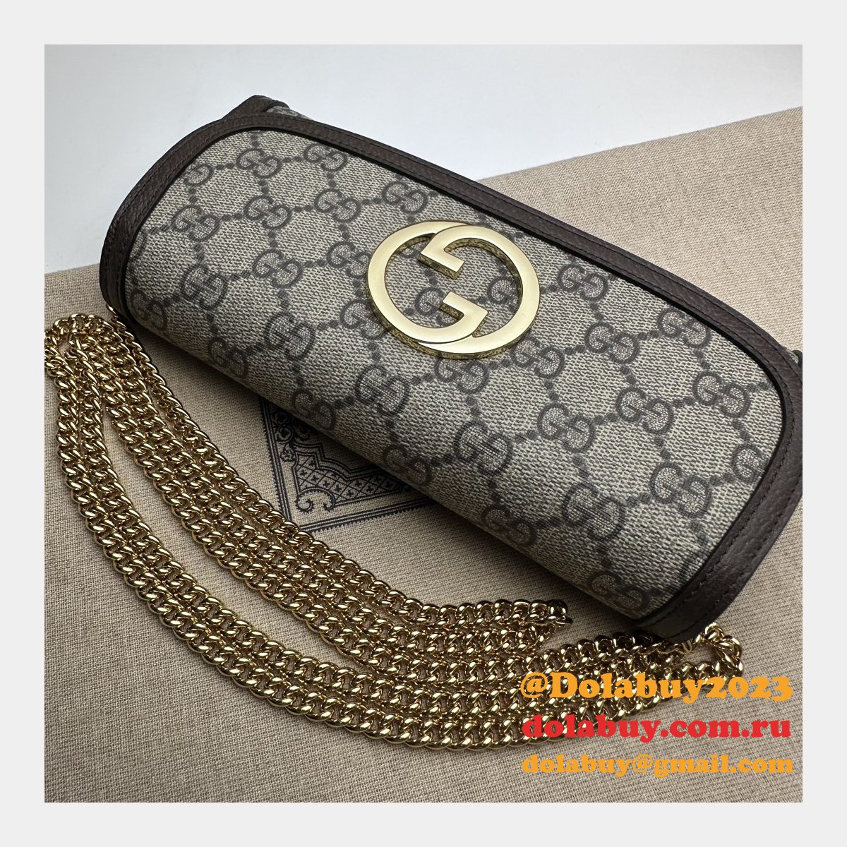 Blondie Chain Wallet 725215 Replica Gucci Luxury Bag