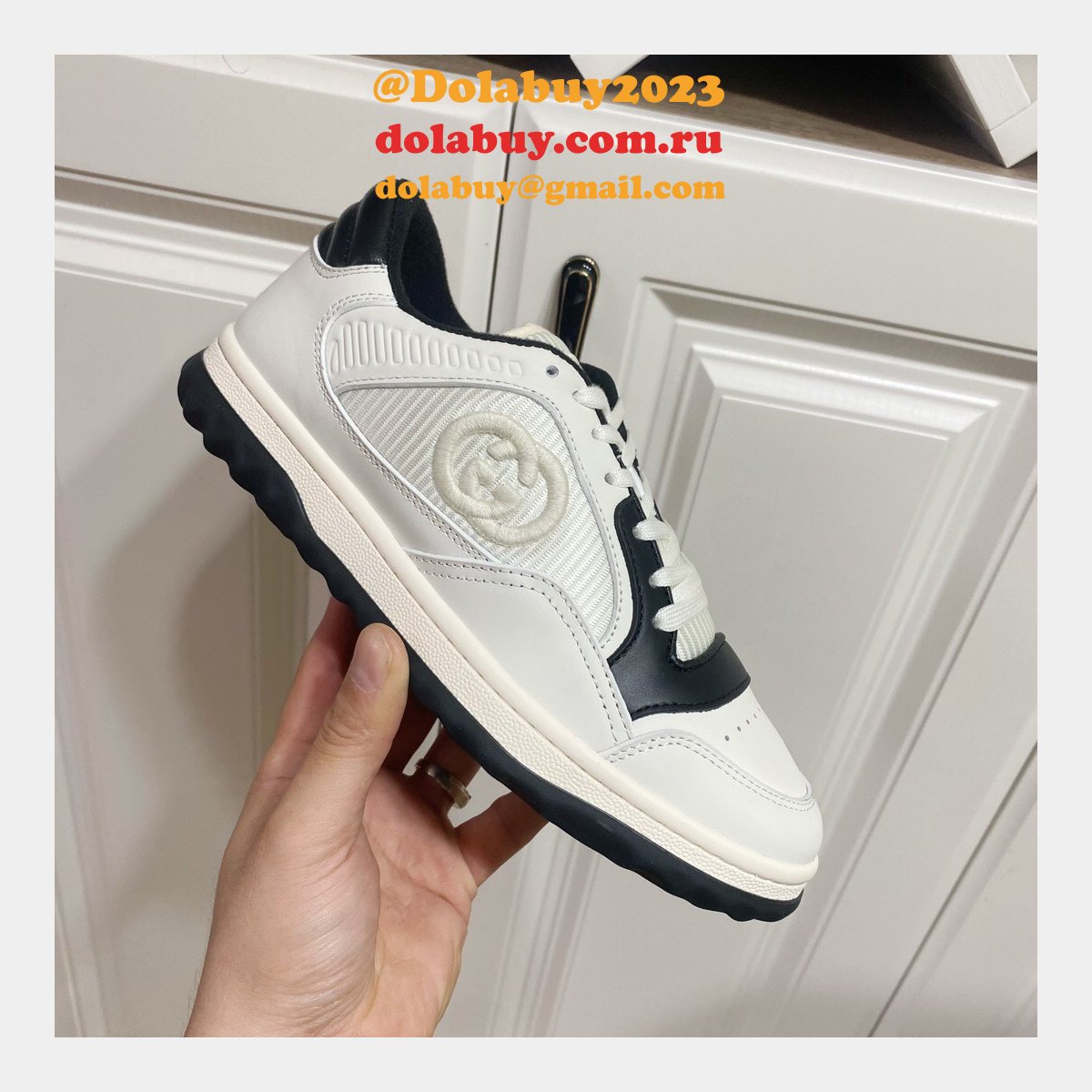 Gucci Replica Inspired Mac80 Leather Low-top Sneakers 1:1 Mirror Shoes