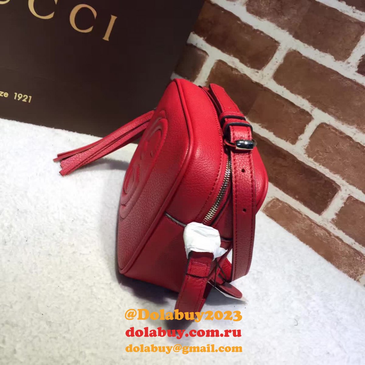AAA+ Gucci Replicas Soho small leather disco 308364 bag