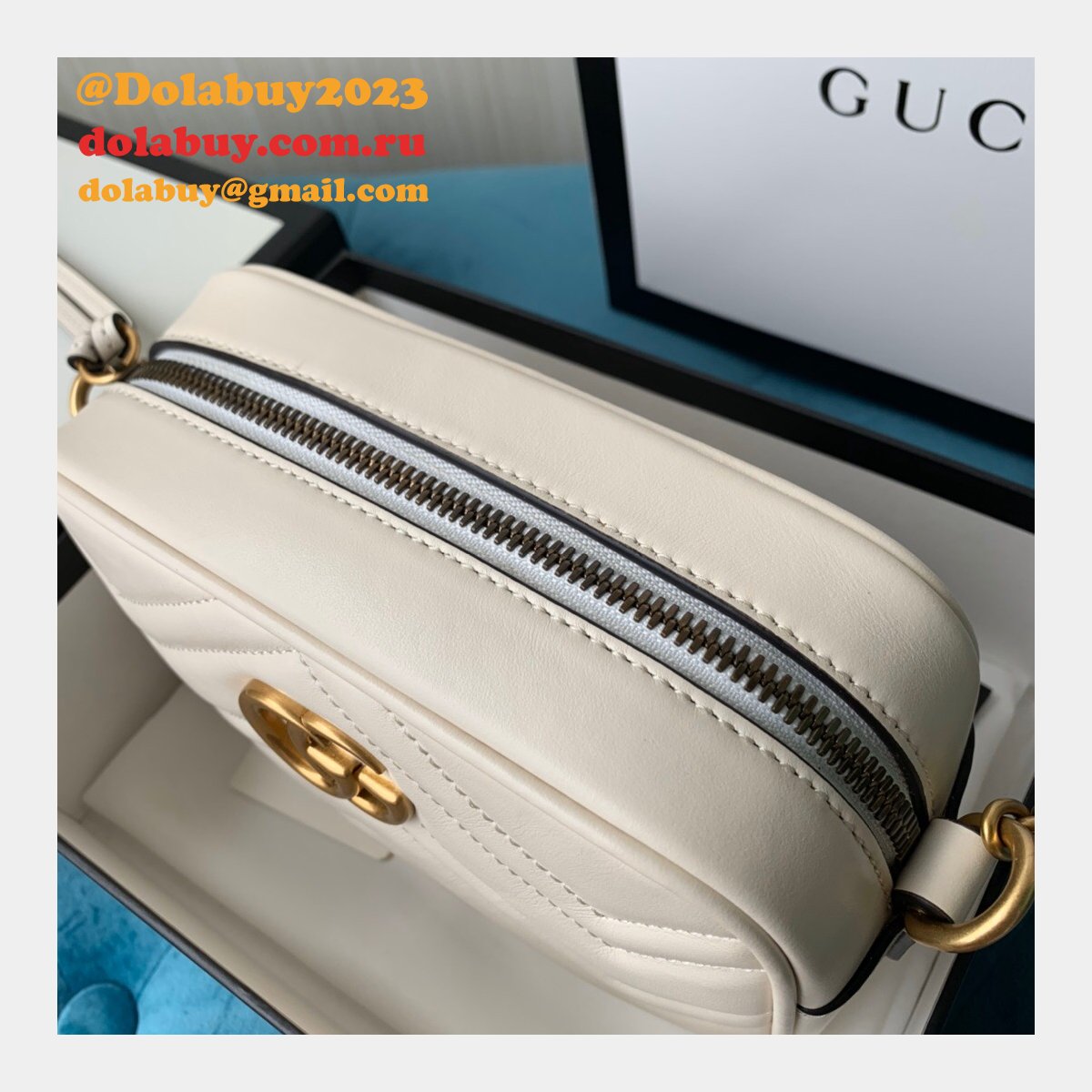Gucci Replica GG Marmont matelassé mini 448065 bag