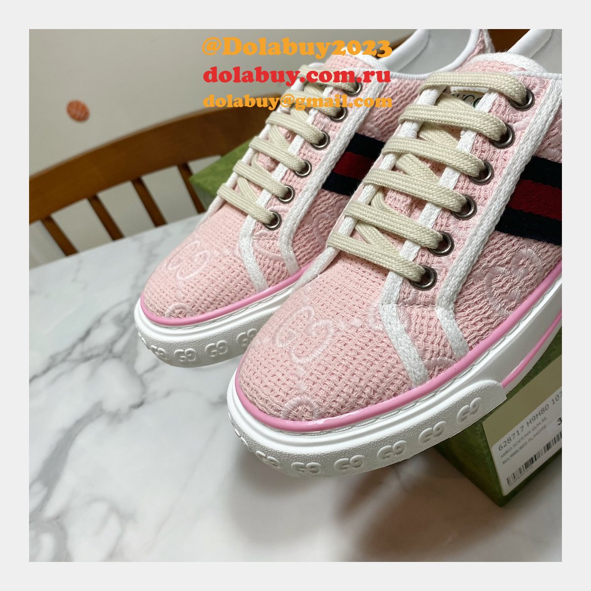 Buy Inspired Replica Gucci Canvas Designer Shoes