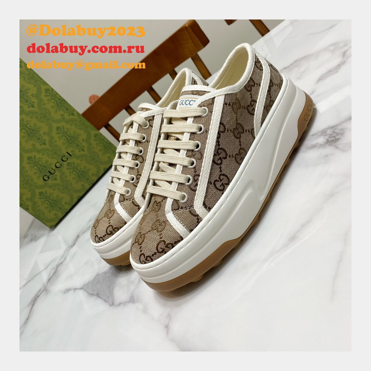 Buy Dolabuy Gucci Gu7 Platform Casual Women/Men Replica Shoes