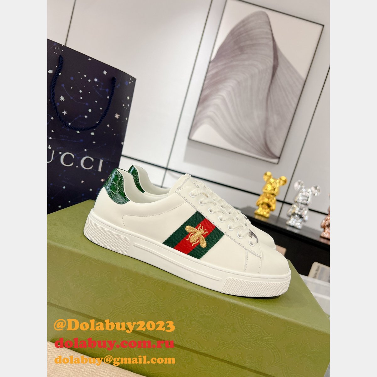 Replica Best Quality Ace Gucci Sneakers UK Shoes