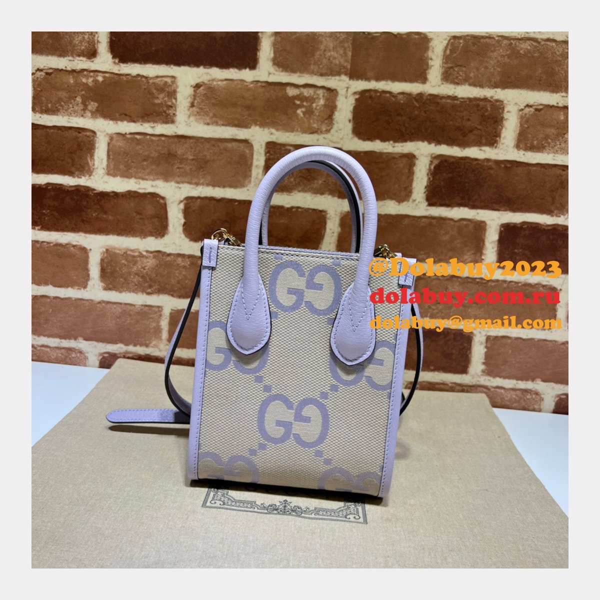 Gucci Perfect 671623 Tote Interlocking G Jumbo Fake bag
